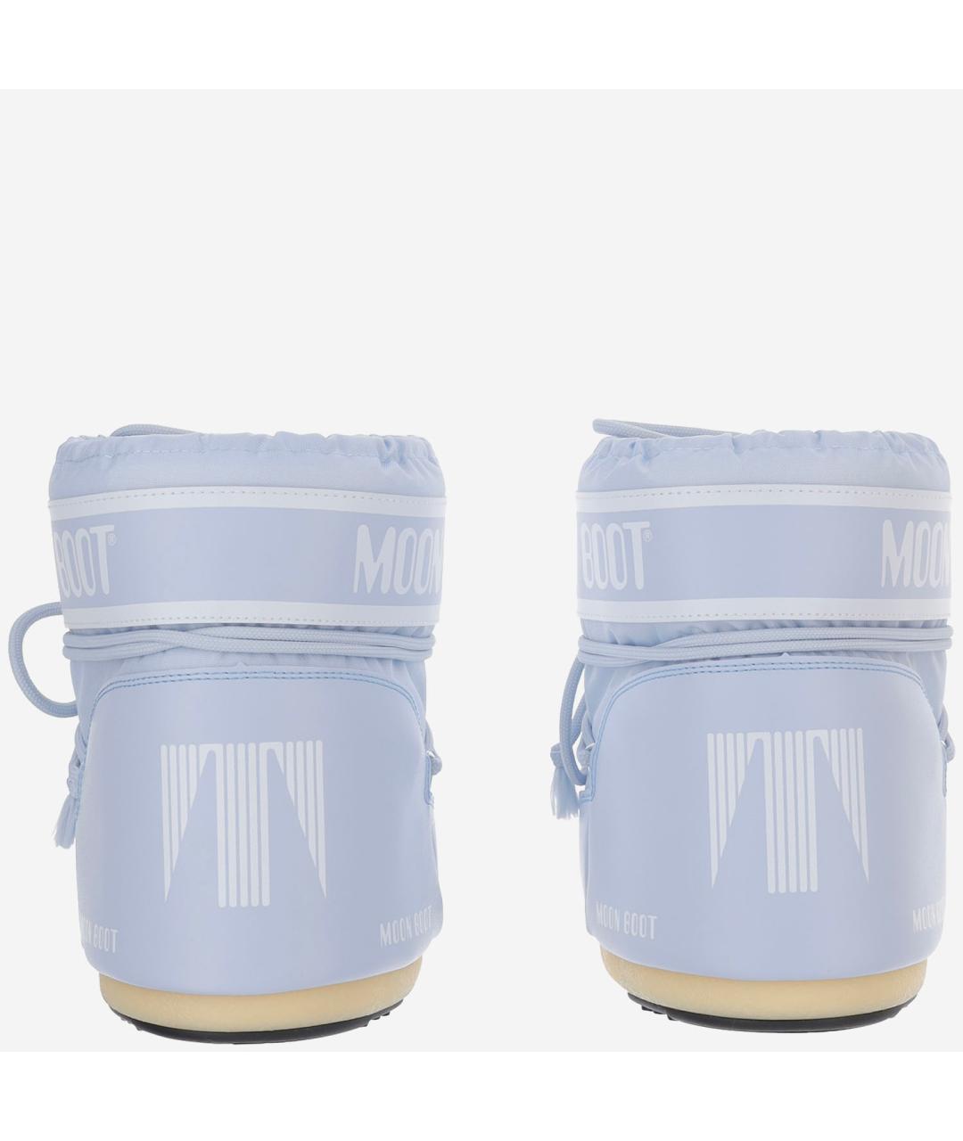 MOON BOOT Голубые синтетические ботинки, фото 3