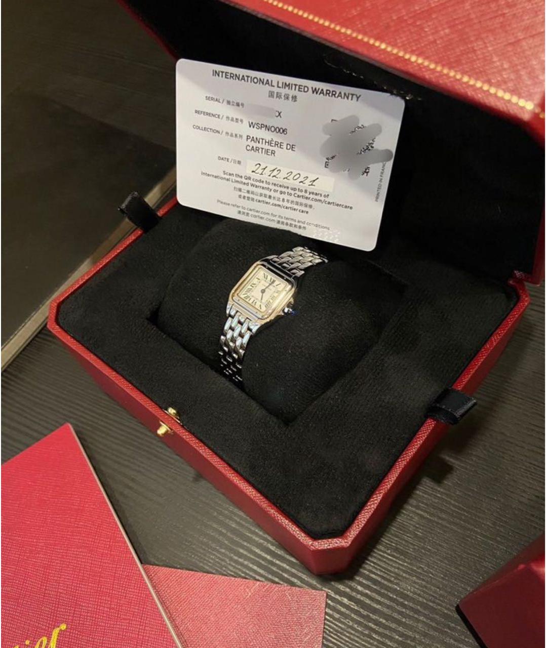 CARTIER Серебряные часы, фото 2