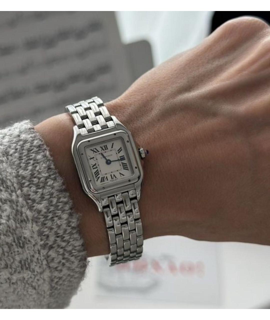 CARTIER Серебряные часы, фото 6