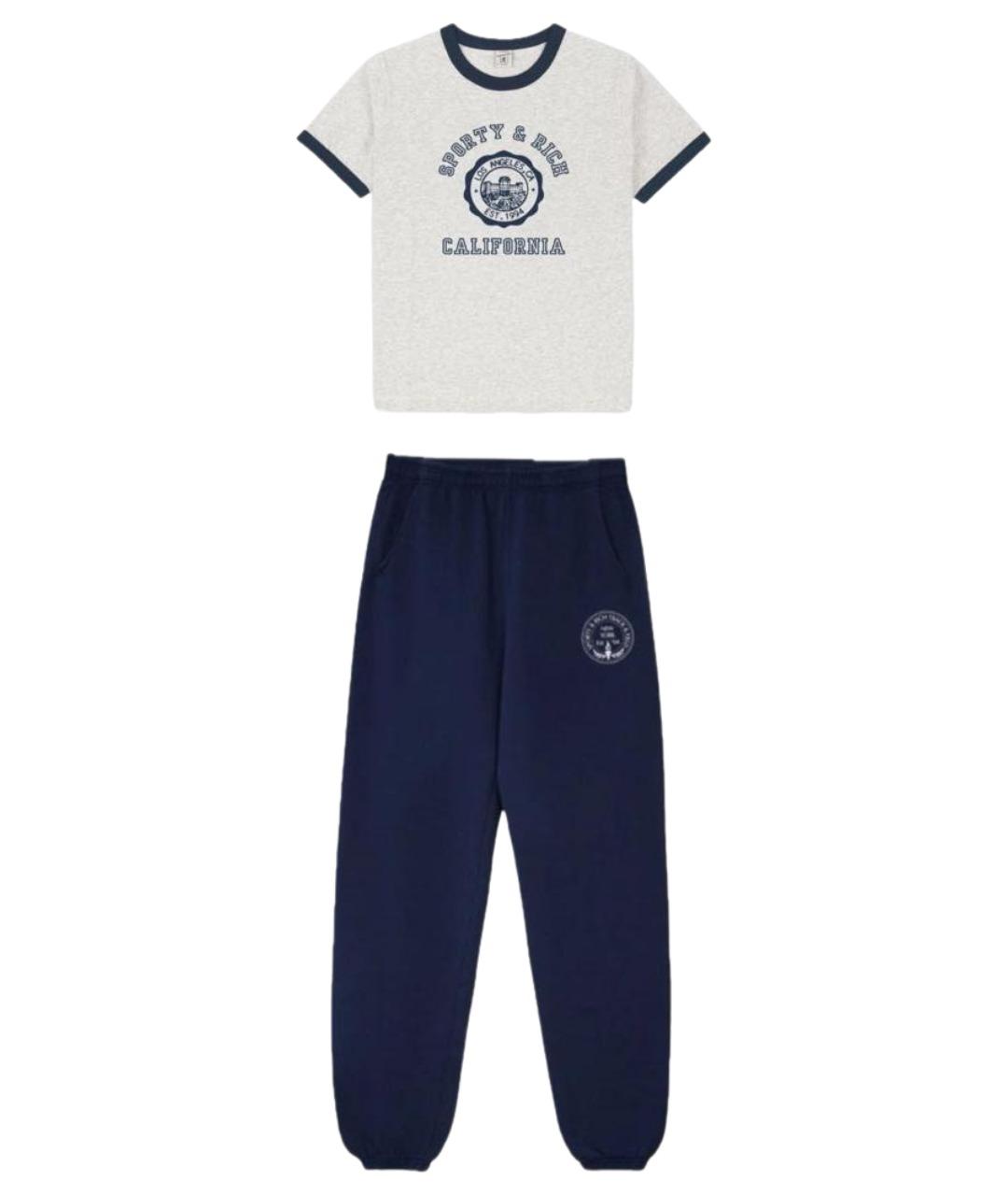 SPORTY AND RICH Хлопковый спортивные костюмы, фото 1