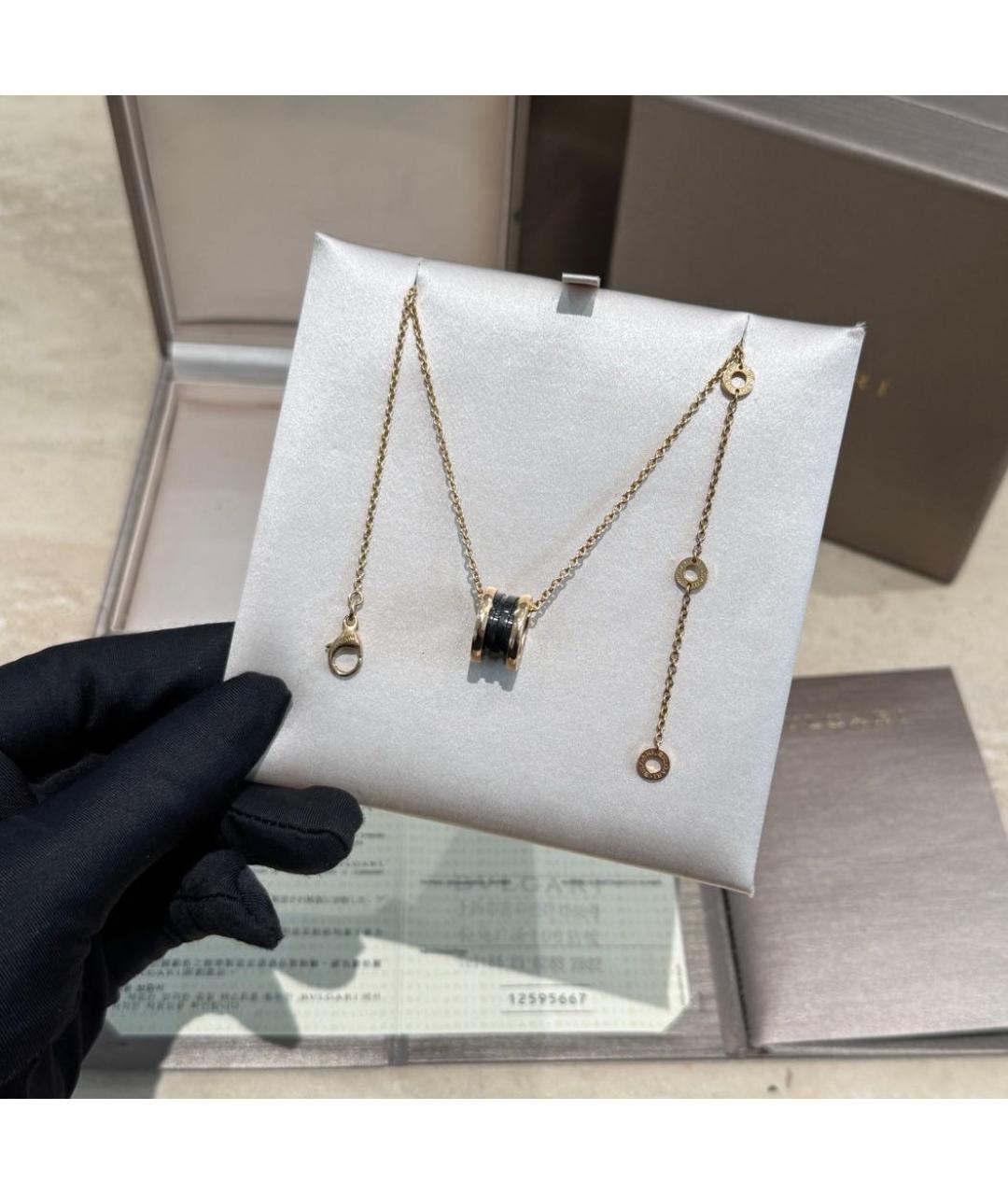 BVLGARI Золотая подвеска из розового золота, фото 3