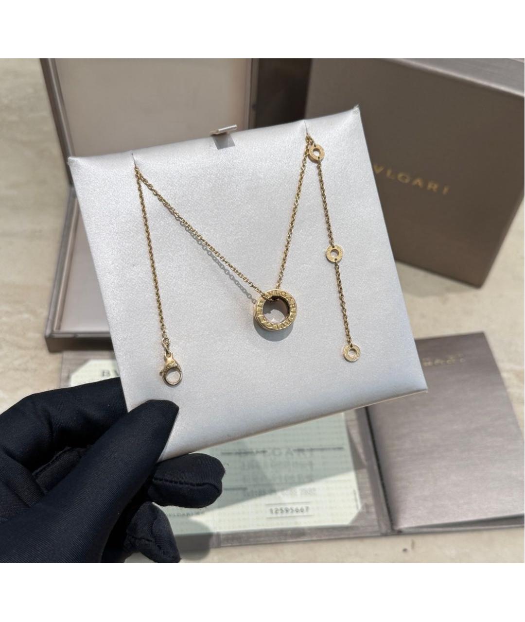 BVLGARI Золотая подвеска из розового золота, фото 2
