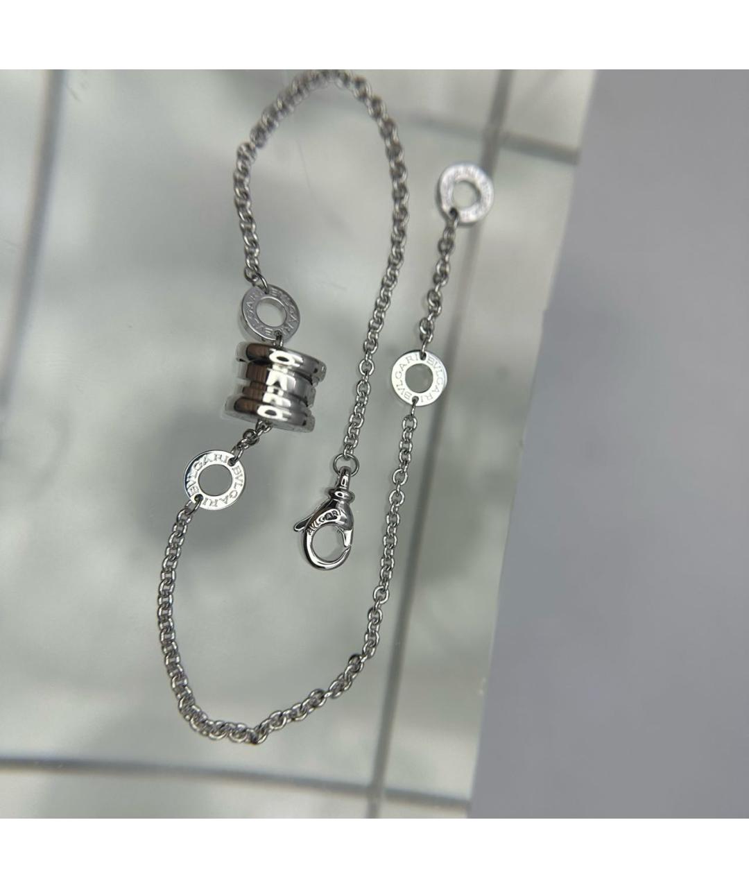 BVLGARI Серебряный браслет из белого золота, фото 2