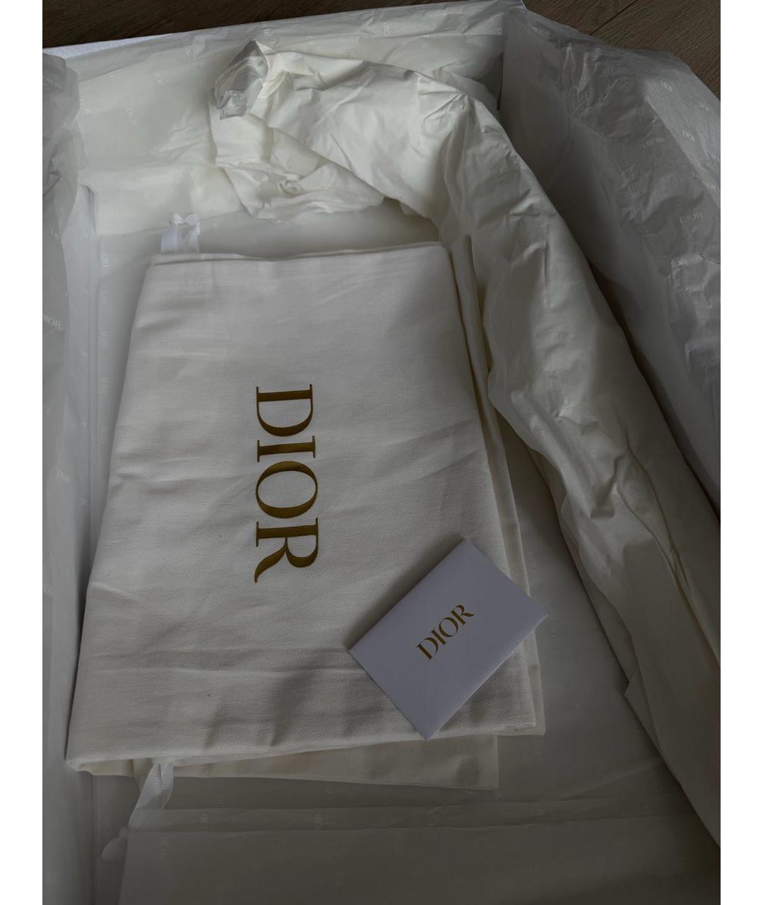CHRISTIAN DIOR Черные кожаные ботинки, фото 6