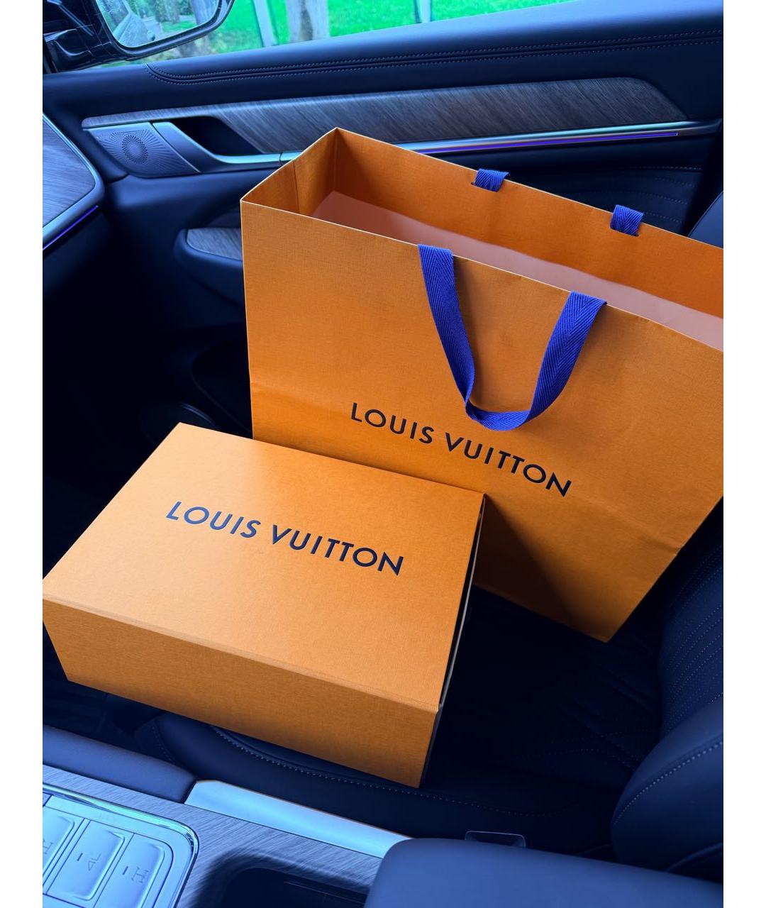 LOUIS VUITTON Розовые кожаные кроссовки, фото 6