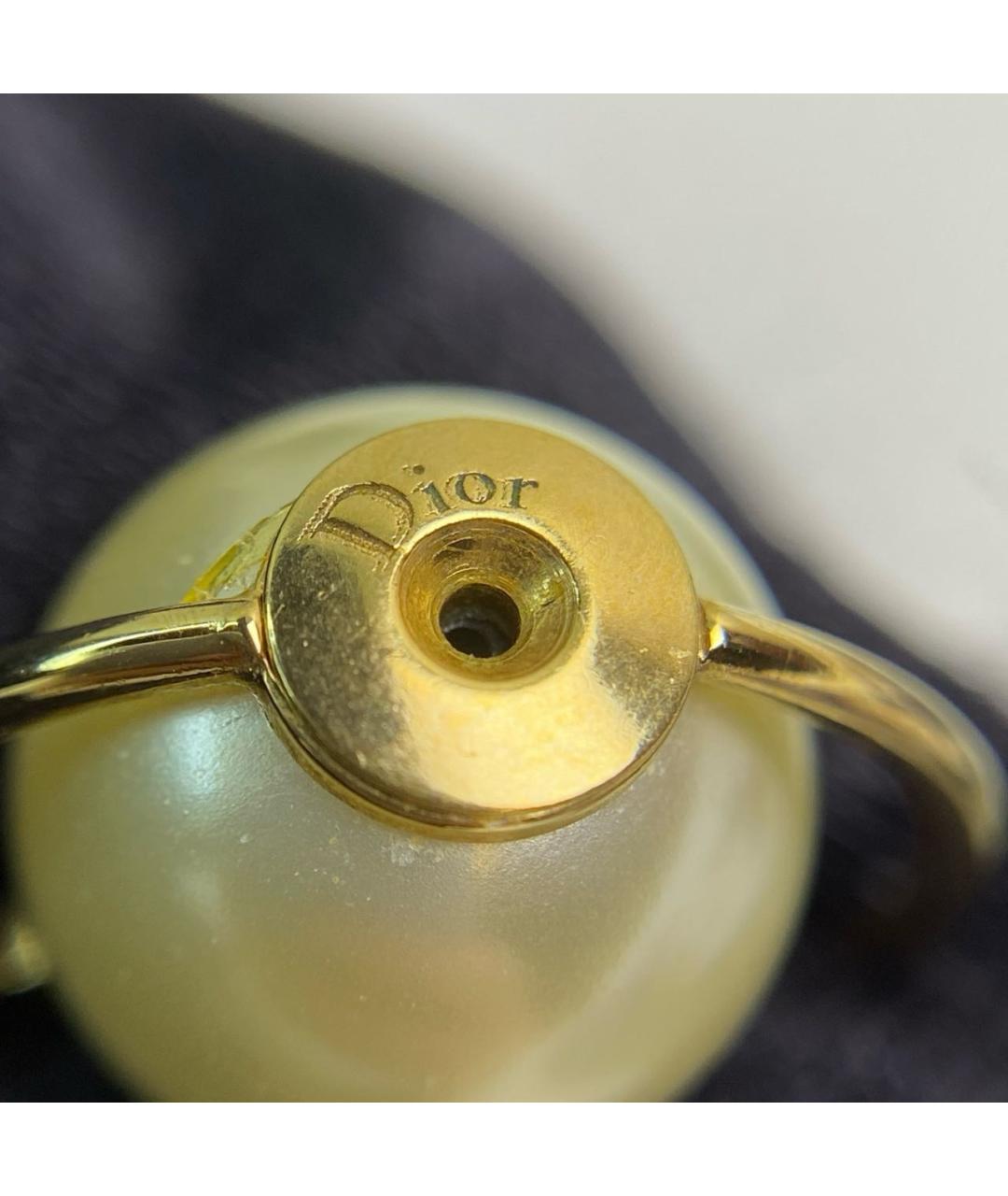 CHRISTIAN DIOR Золотые серьги, фото 4