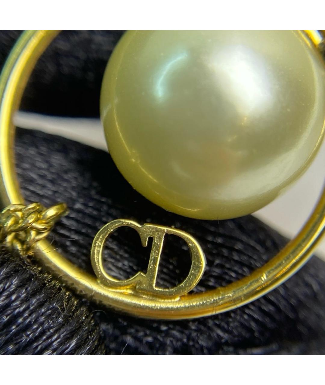 CHRISTIAN DIOR Золотые серьги, фото 5