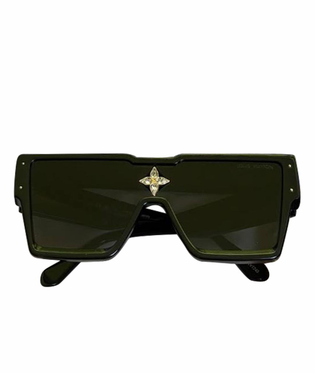 LOUIS VUITTON Черные пластиковые солнцезащитные очки, фото 1