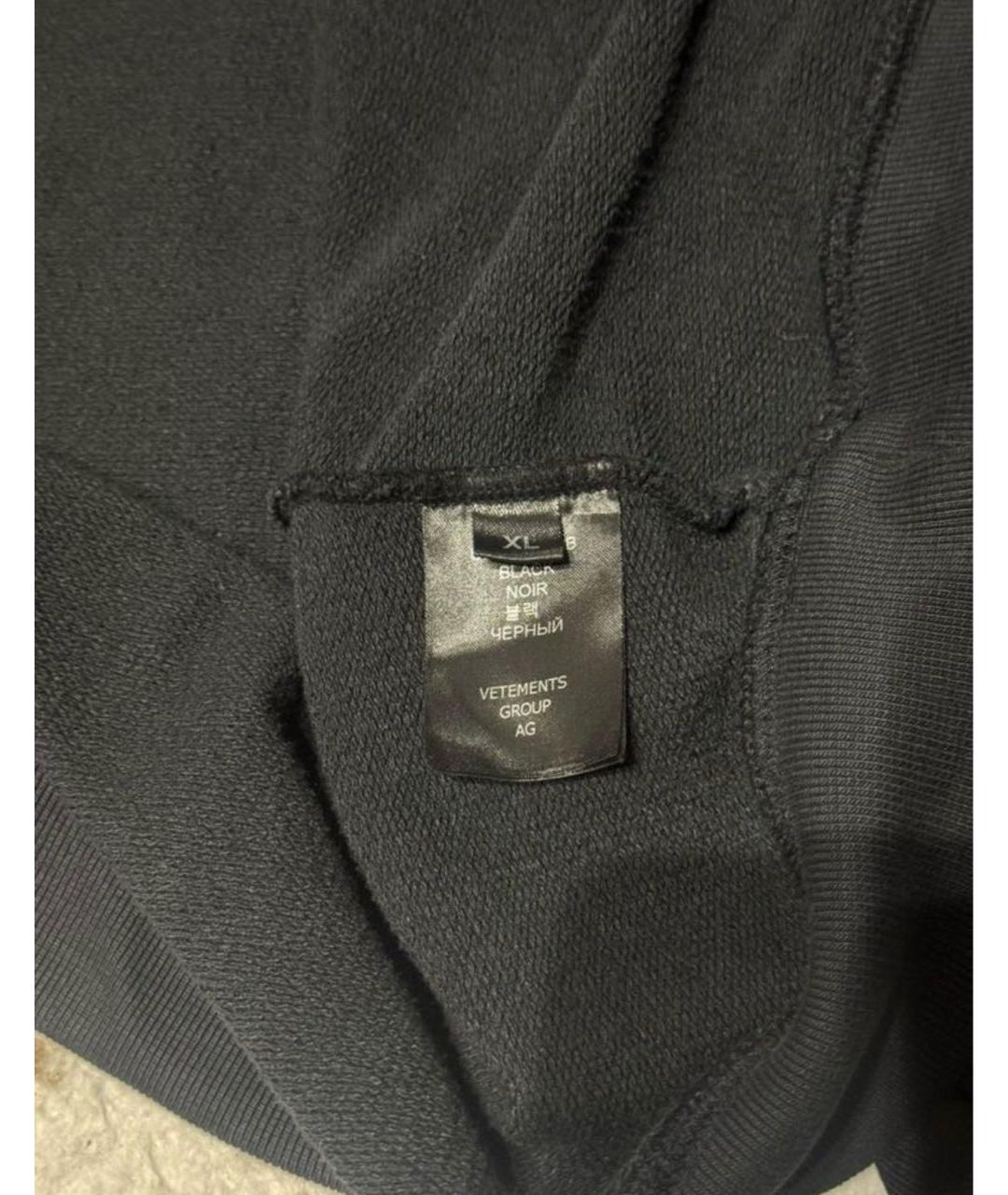 VETEMENTS Черный джемпер / свитер, фото 5