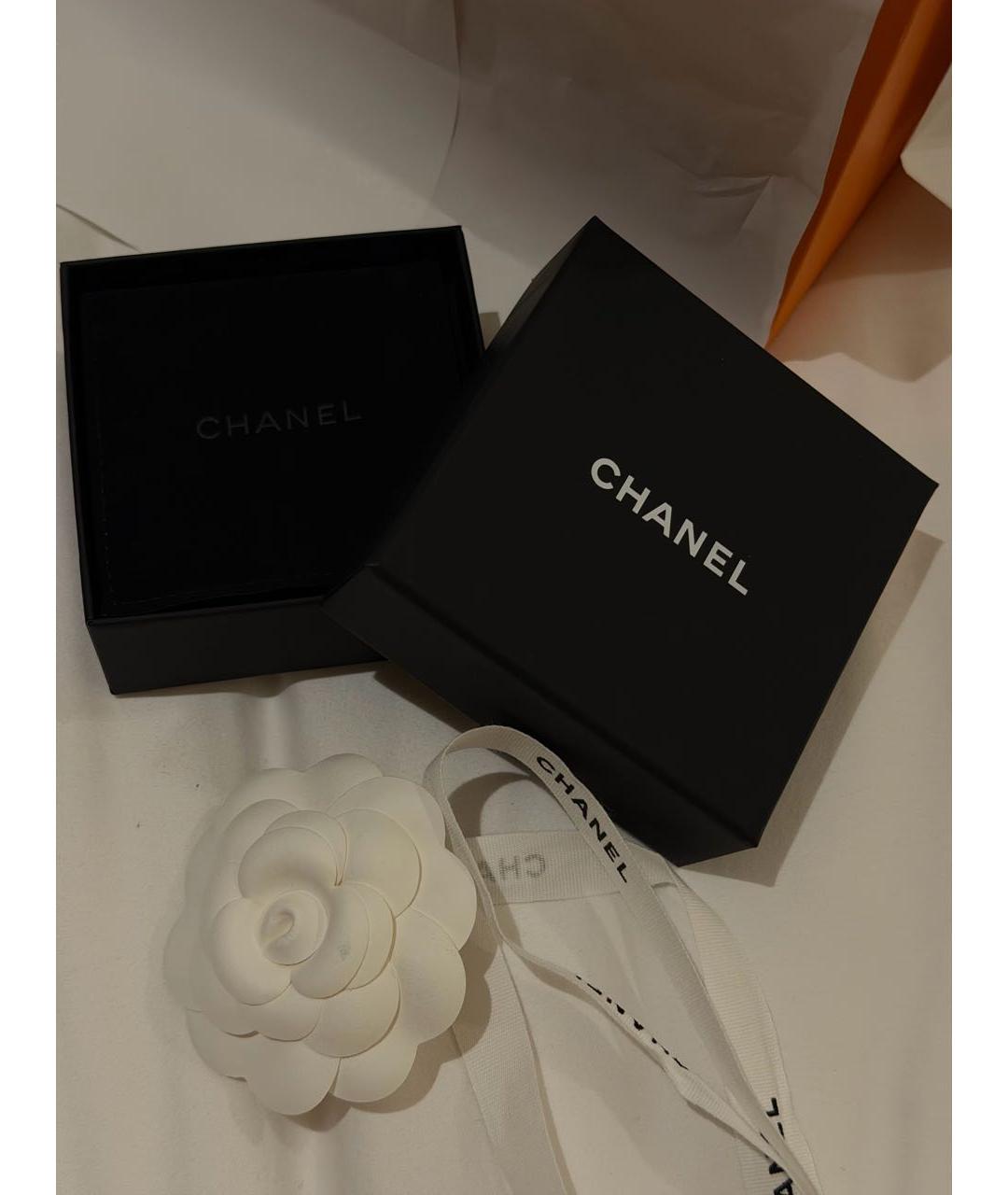 CHANEL Золотые серьги, фото 4