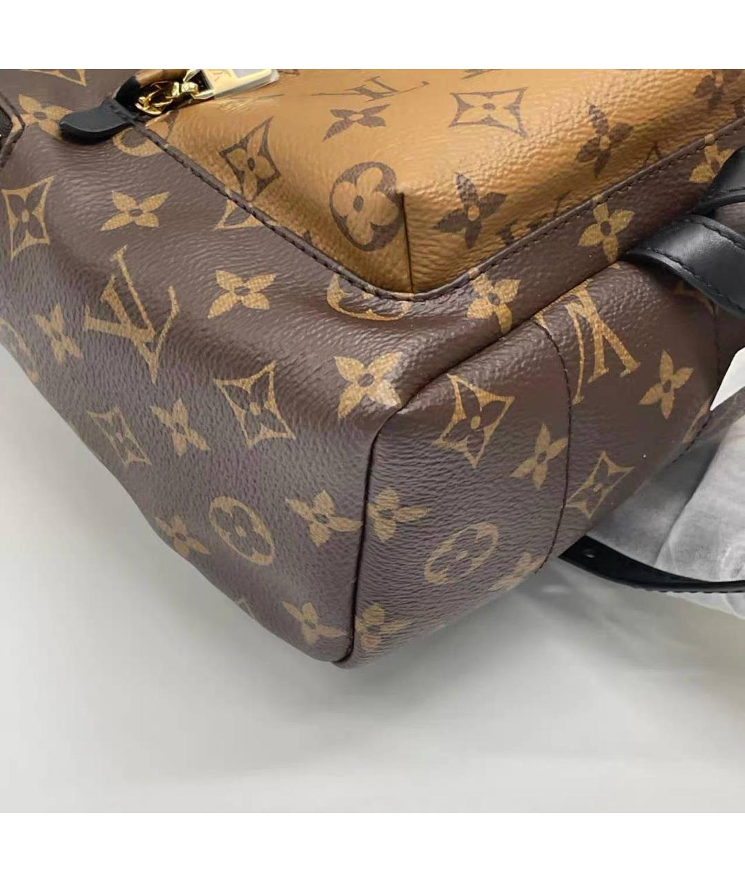 LOUIS VUITTON Коричневый рюкзак из канвы, фото 7