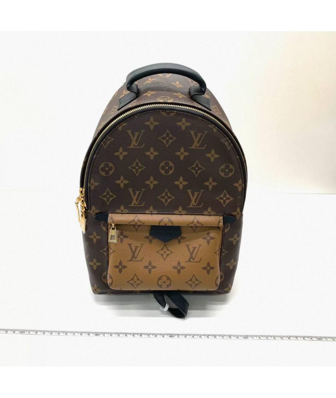 LOUIS VUITTON Коричневый рюкзак из канвы, фото 10