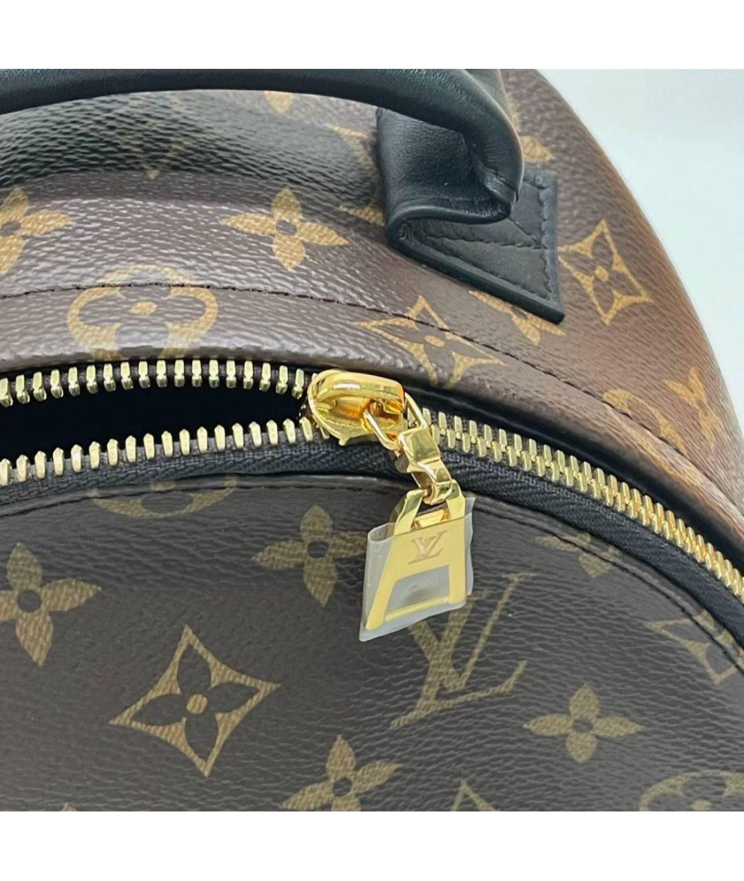 LOUIS VUITTON Коричневый рюкзак из канвы, фото 9