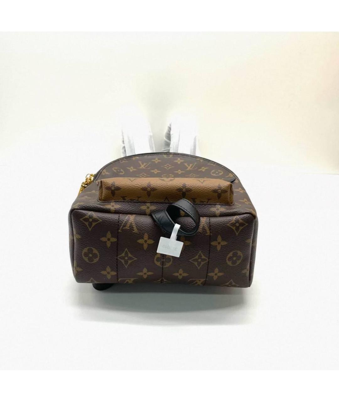 LOUIS VUITTON Коричневый рюкзак из канвы, фото 5