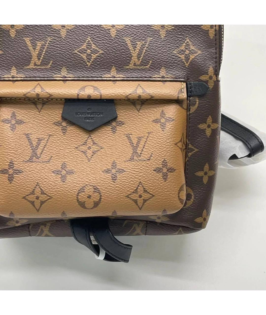 LOUIS VUITTON Коричневый рюкзак из канвы, фото 6