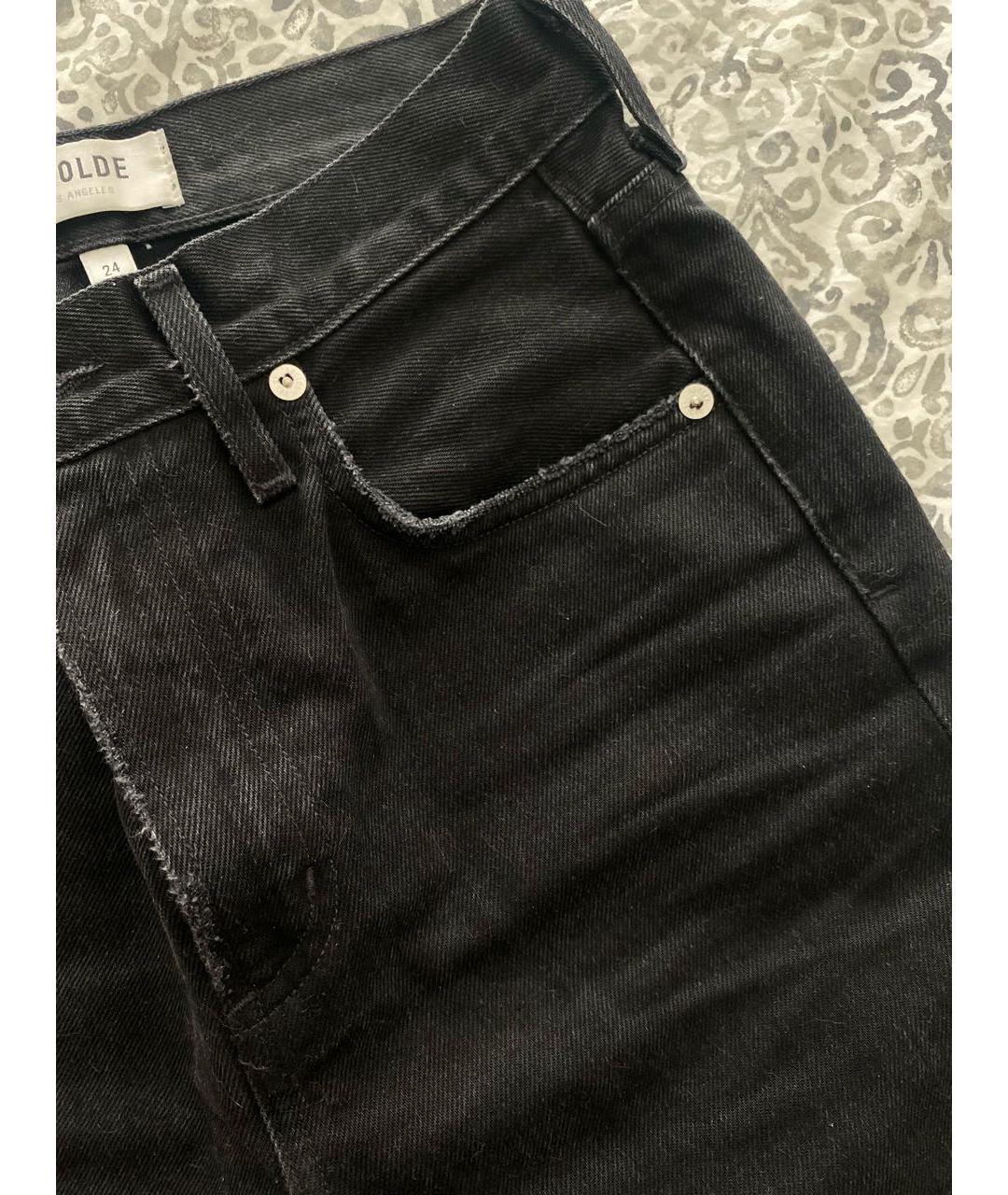 AGOLDE Черные хлопковые прямые джинсы, фото 4