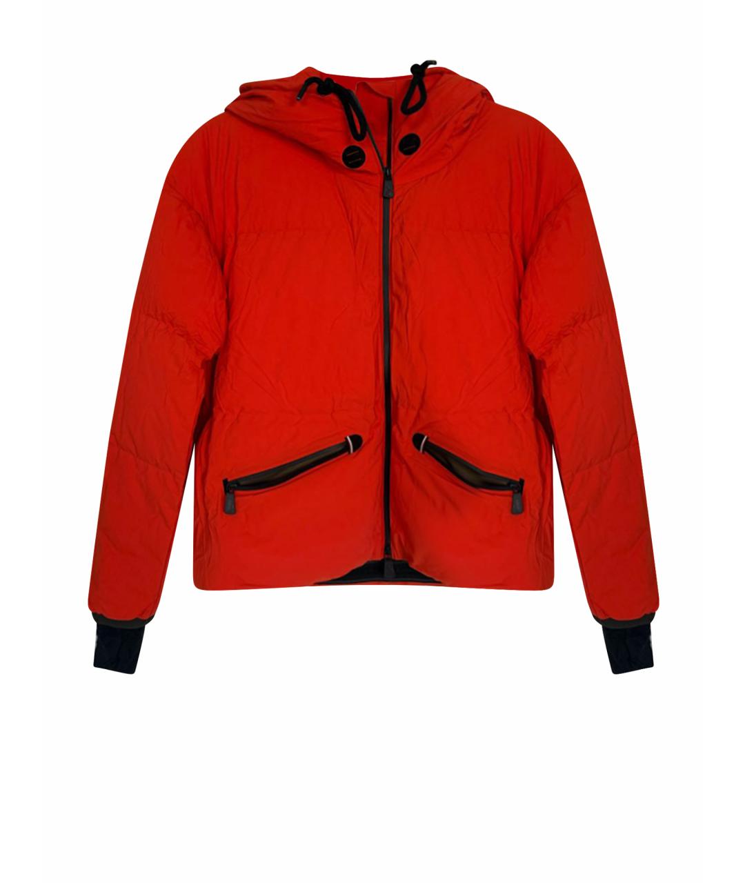 MONCLER GRENOBLE Оранжевый пуховик, фото 1