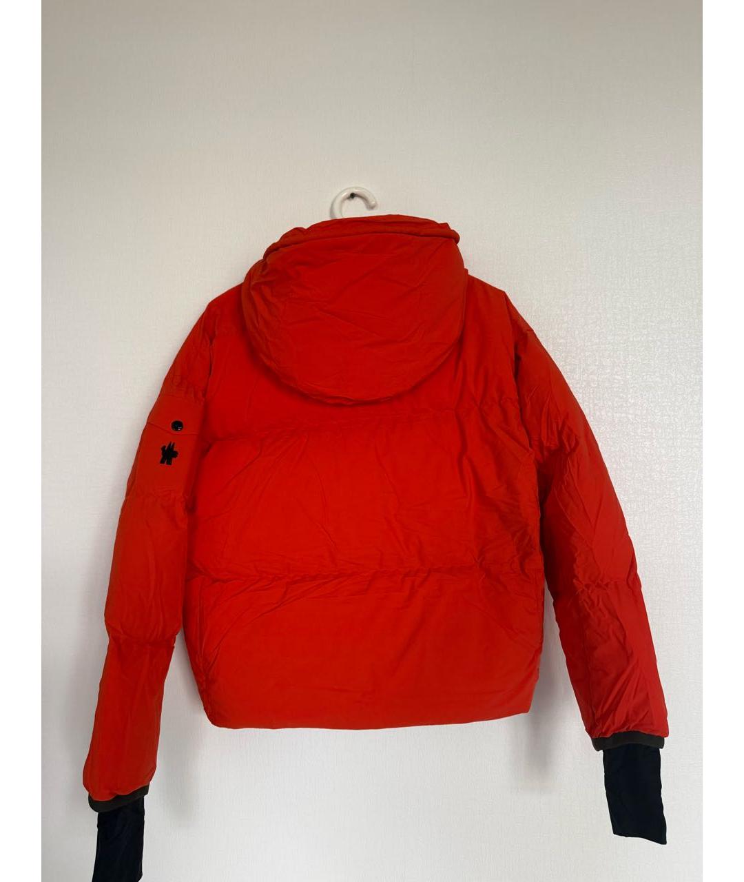 MONCLER GRENOBLE Оранжевый пуховик, фото 2