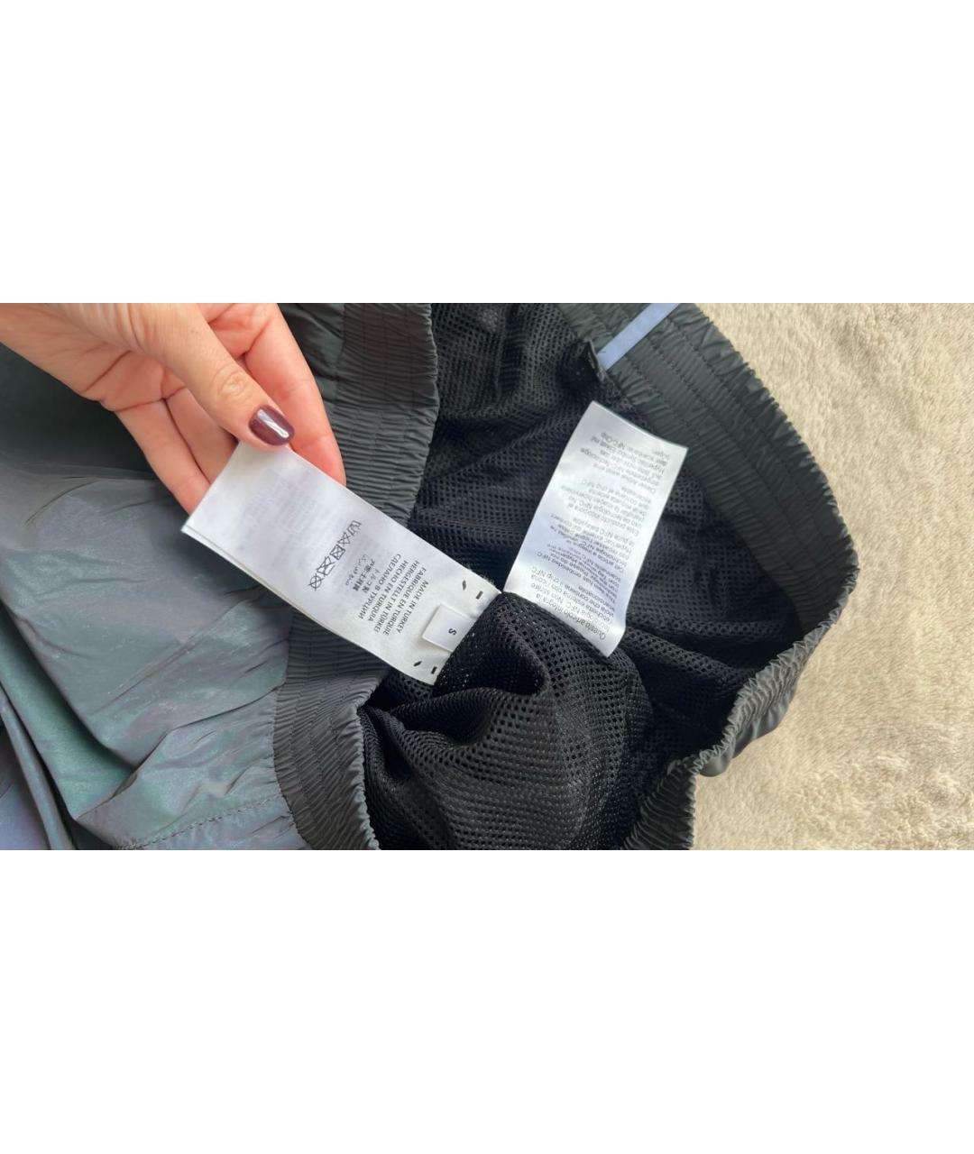 MCQ ALEXANDER MCQUEEN Мульти полиамидовые брюки широкие, фото 5