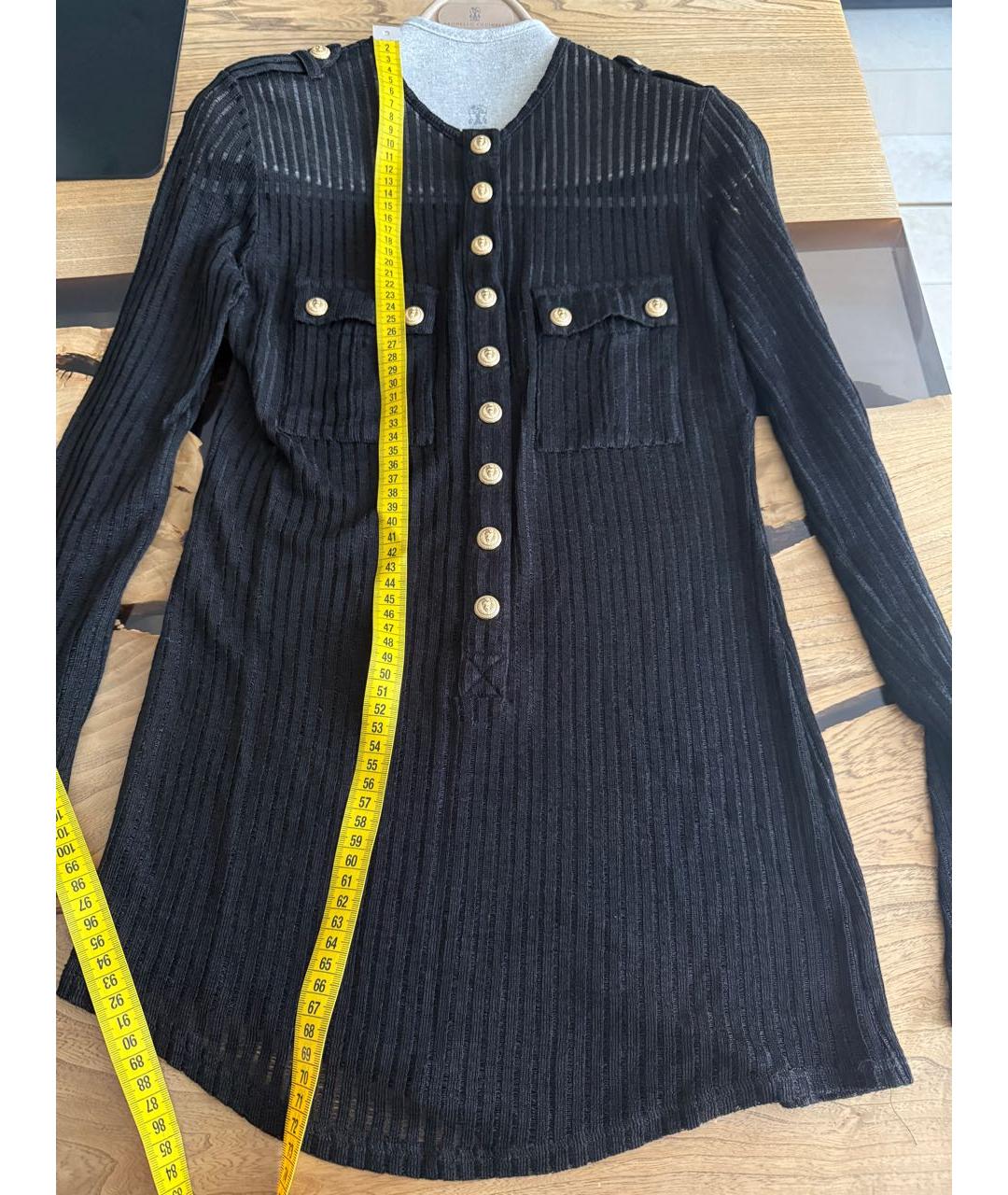 BALMAIN Черная водолазка, фото 5