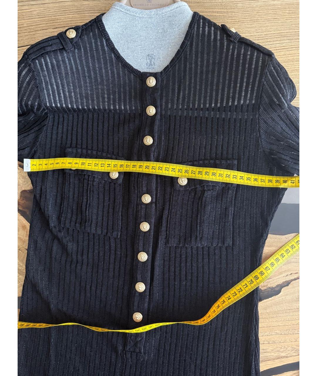 BALMAIN Черная водолазка, фото 6