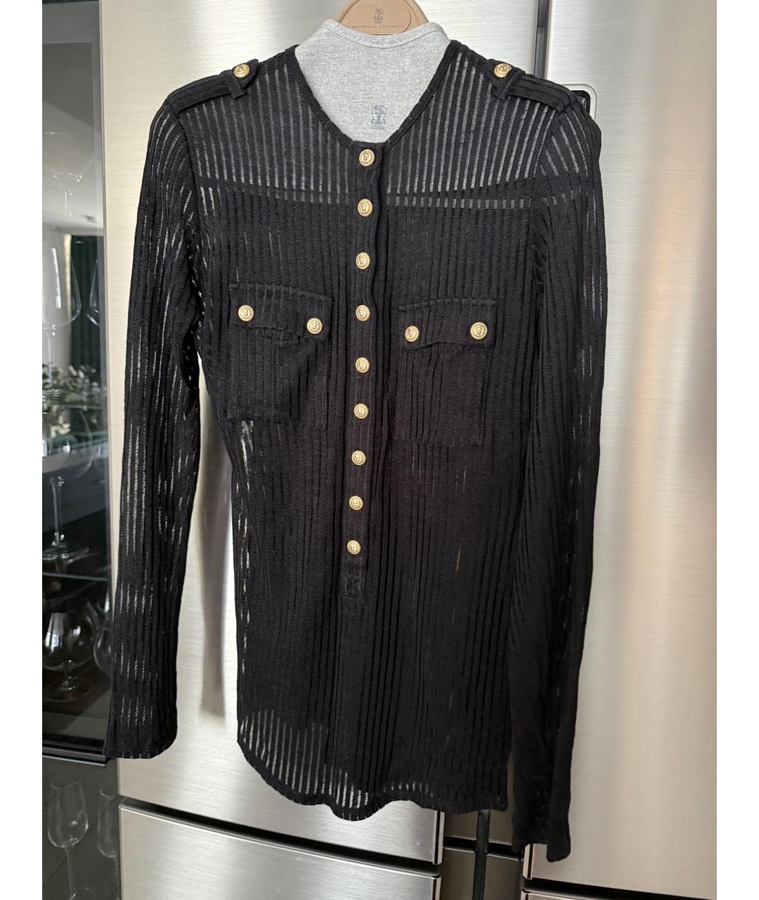 BALMAIN Черная водолазка, фото 8