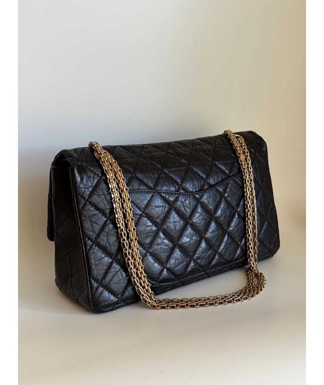 CHANEL Черная кожаная сумка через плечо, фото 3