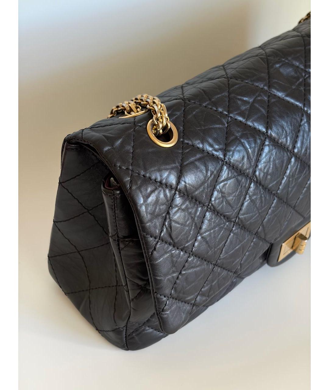 CHANEL Черная кожаная сумка через плечо, фото 4