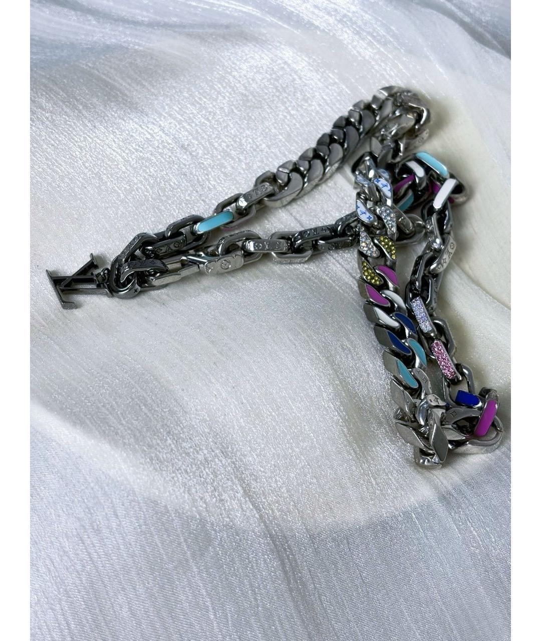 LOUIS VUITTON Серебряное колье, фото 4