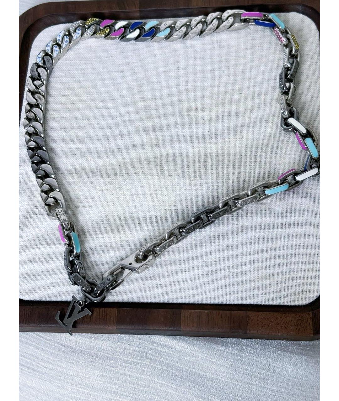 LOUIS VUITTON Серебряное колье, фото 2