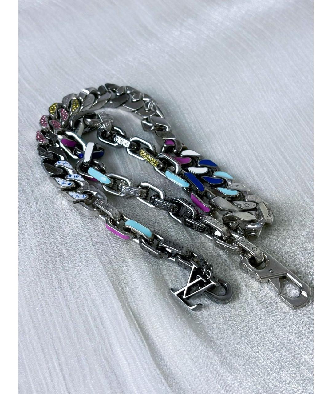 LOUIS VUITTON Серебряное колье, фото 5