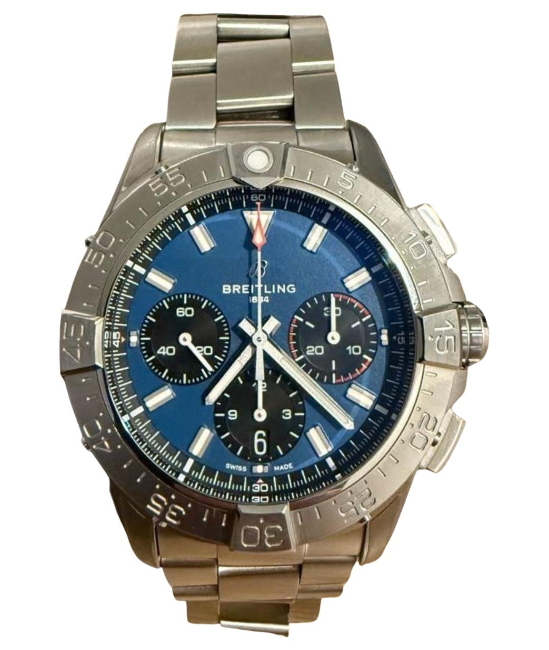 BREITLING Серебряные стальные часы, фото 1