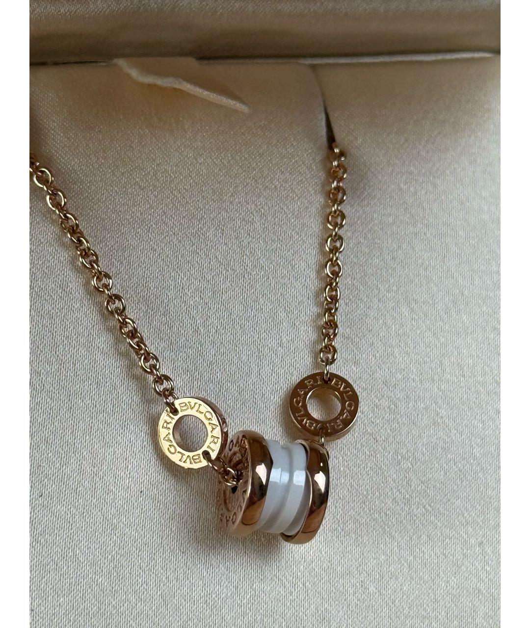 BVLGARI Белый браслет из розового золота, фото 8