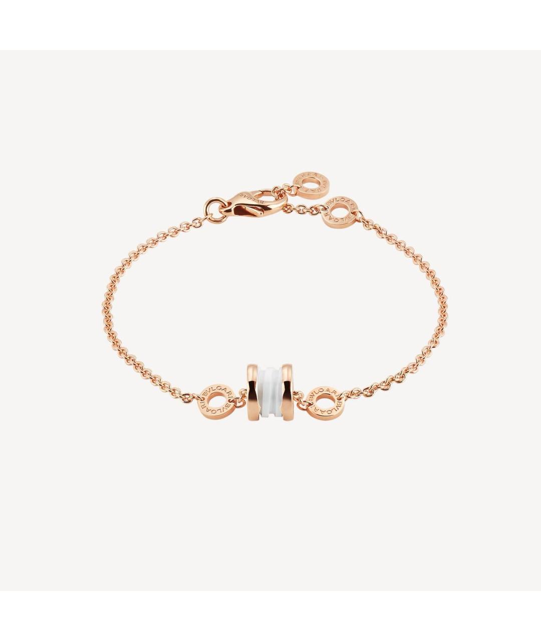 BVLGARI Белый браслет из розового золота, фото 9