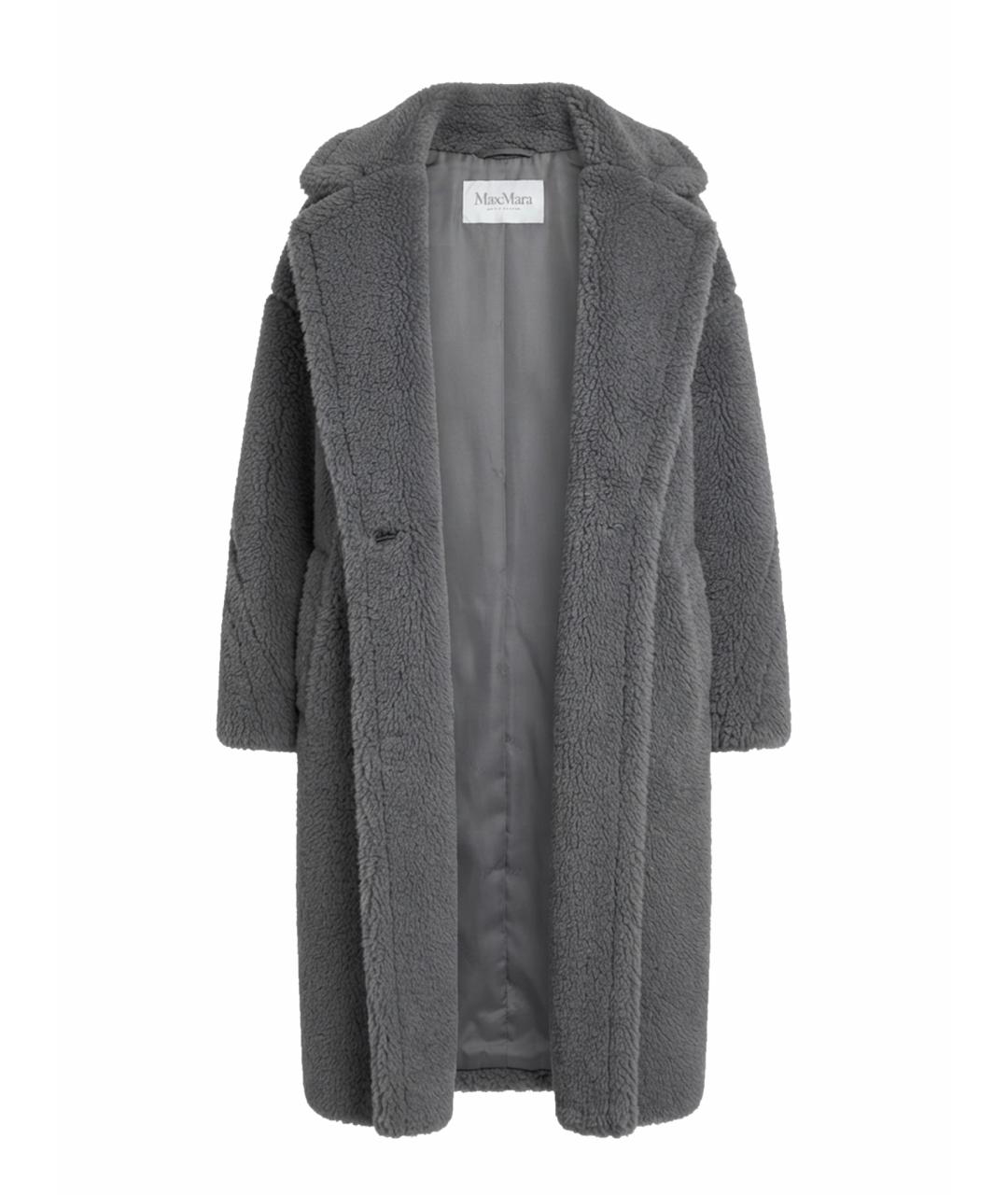'S MAX MARA Серая меховая шуба, фото 1