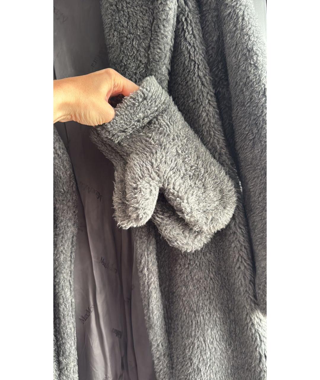 'S MAX MARA Серая меховая шуба, фото 2