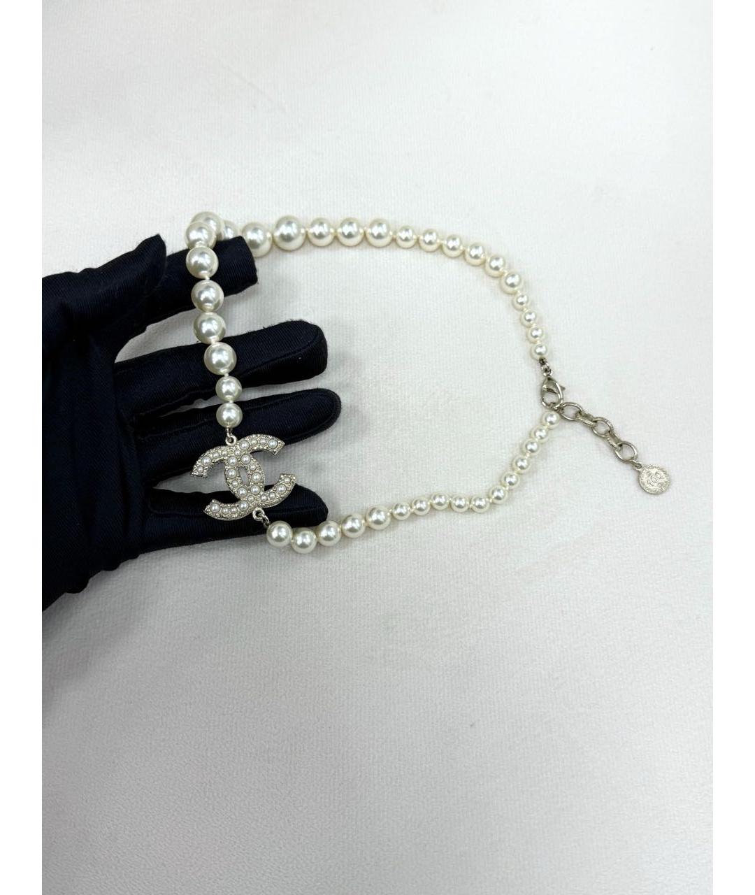 CHANEL Бежевое колье, фото 3