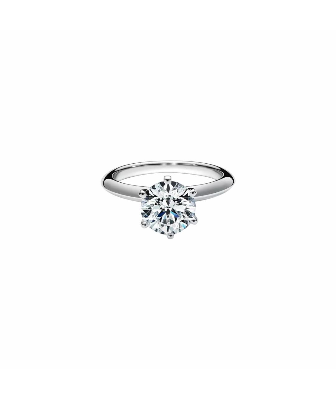 TIFFANY&CO Белое платиновое кольцо, фото 1