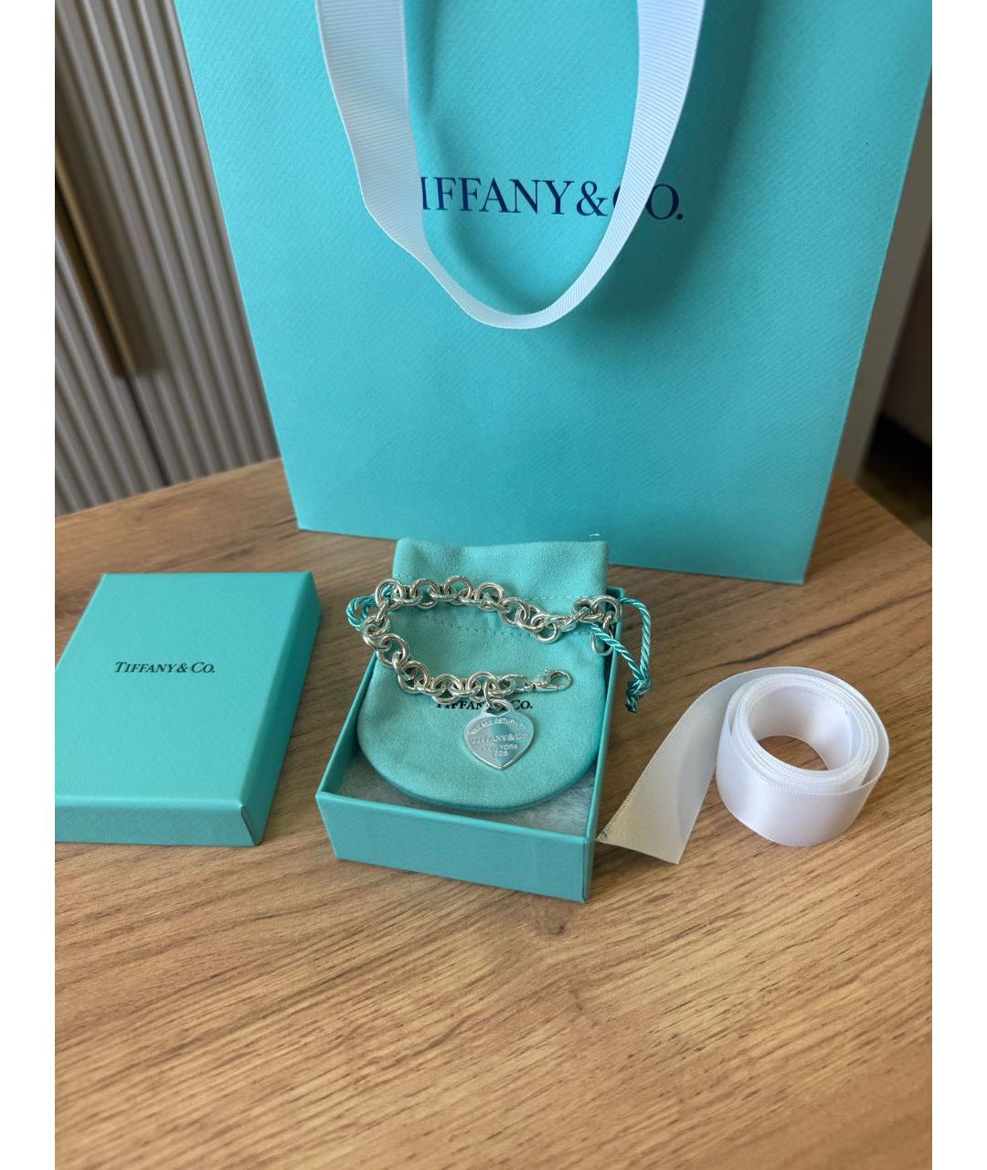 TIFFANY&CO Серебряный серебряный браслет, фото 2