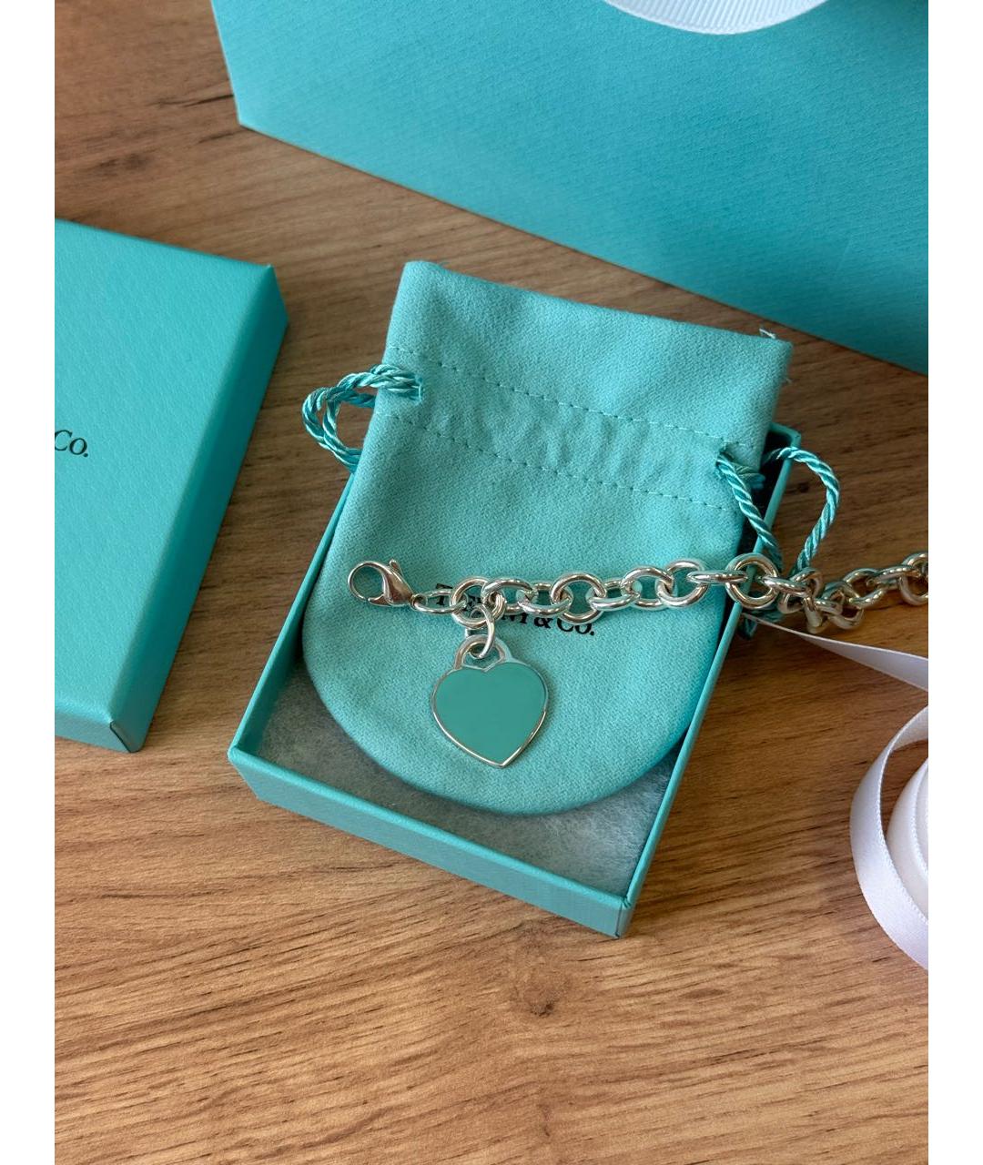 TIFFANY&CO Серебряный серебряный браслет, фото 5