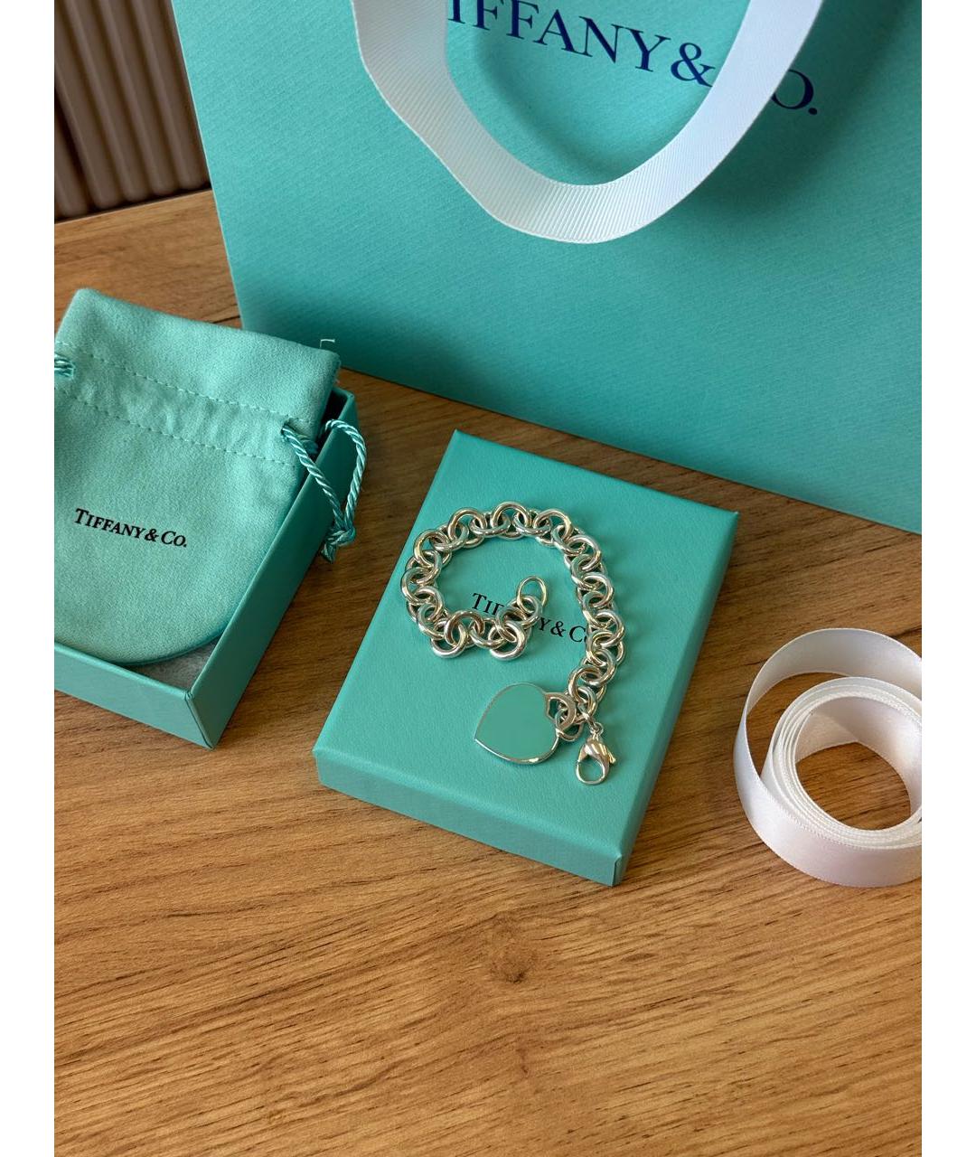 TIFFANY&CO Серебряный серебряный браслет, фото 3
