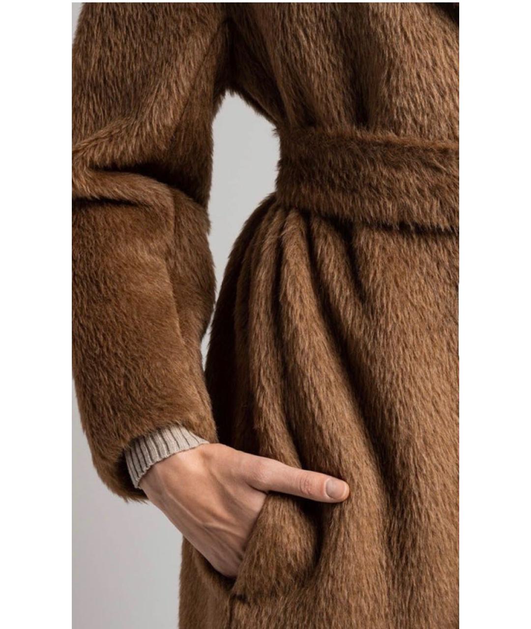 MAX MARA Коричневое кашемировое пальто, фото 4