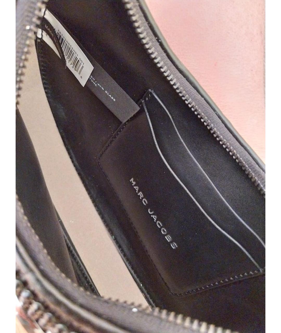 MARC JACOBS Черная синтетическая сумка с короткими ручками, фото 4