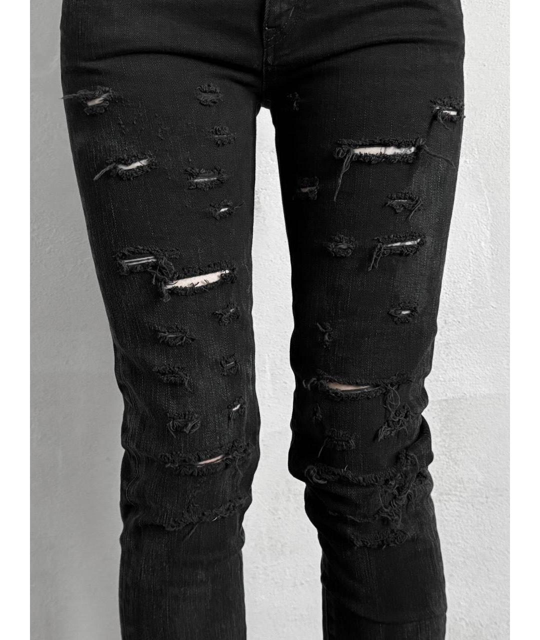 SAINT LAURENT Черные джинсы скинни, фото 3