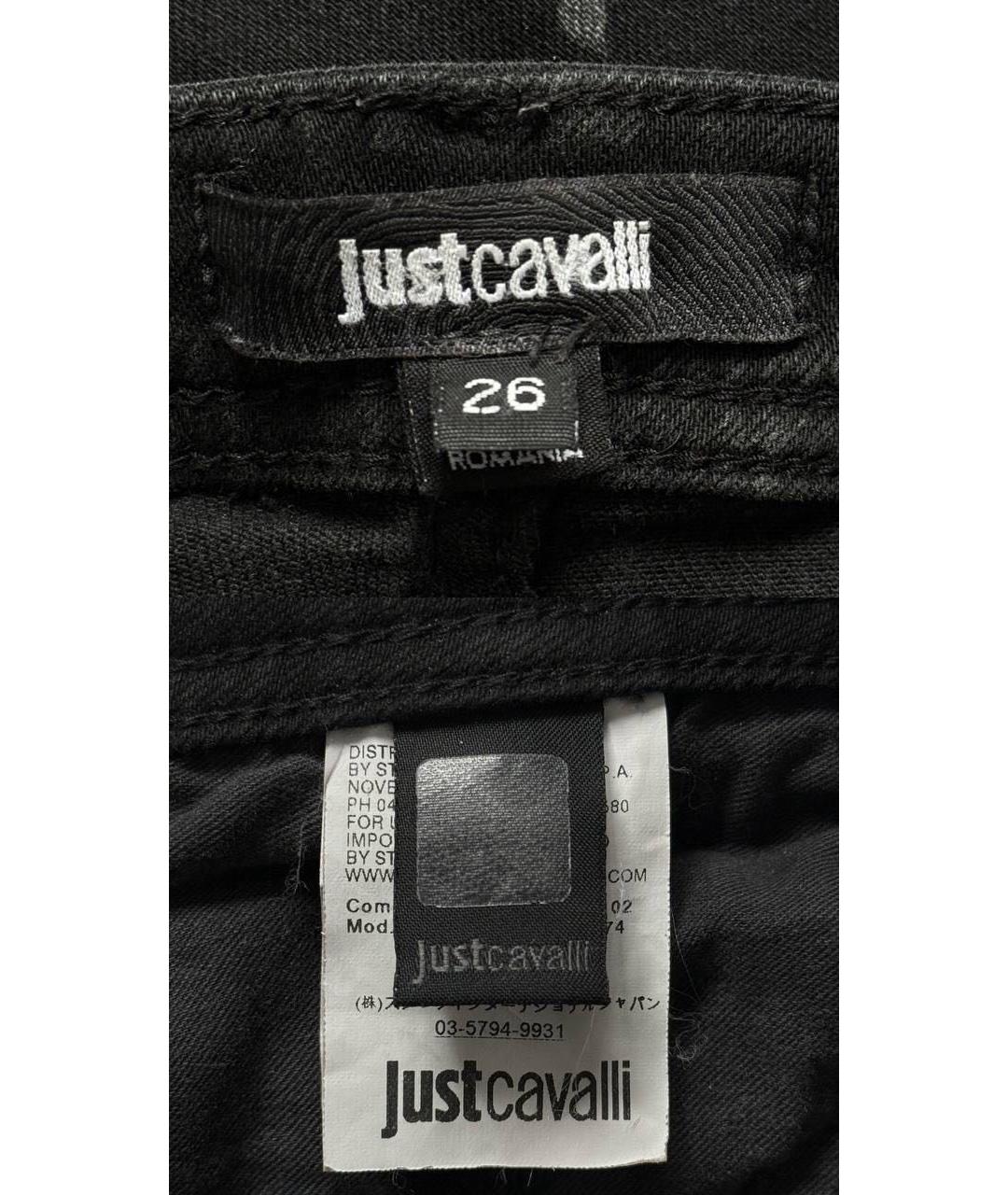 JUST CAVALLI Черные джинсы слим, фото 7