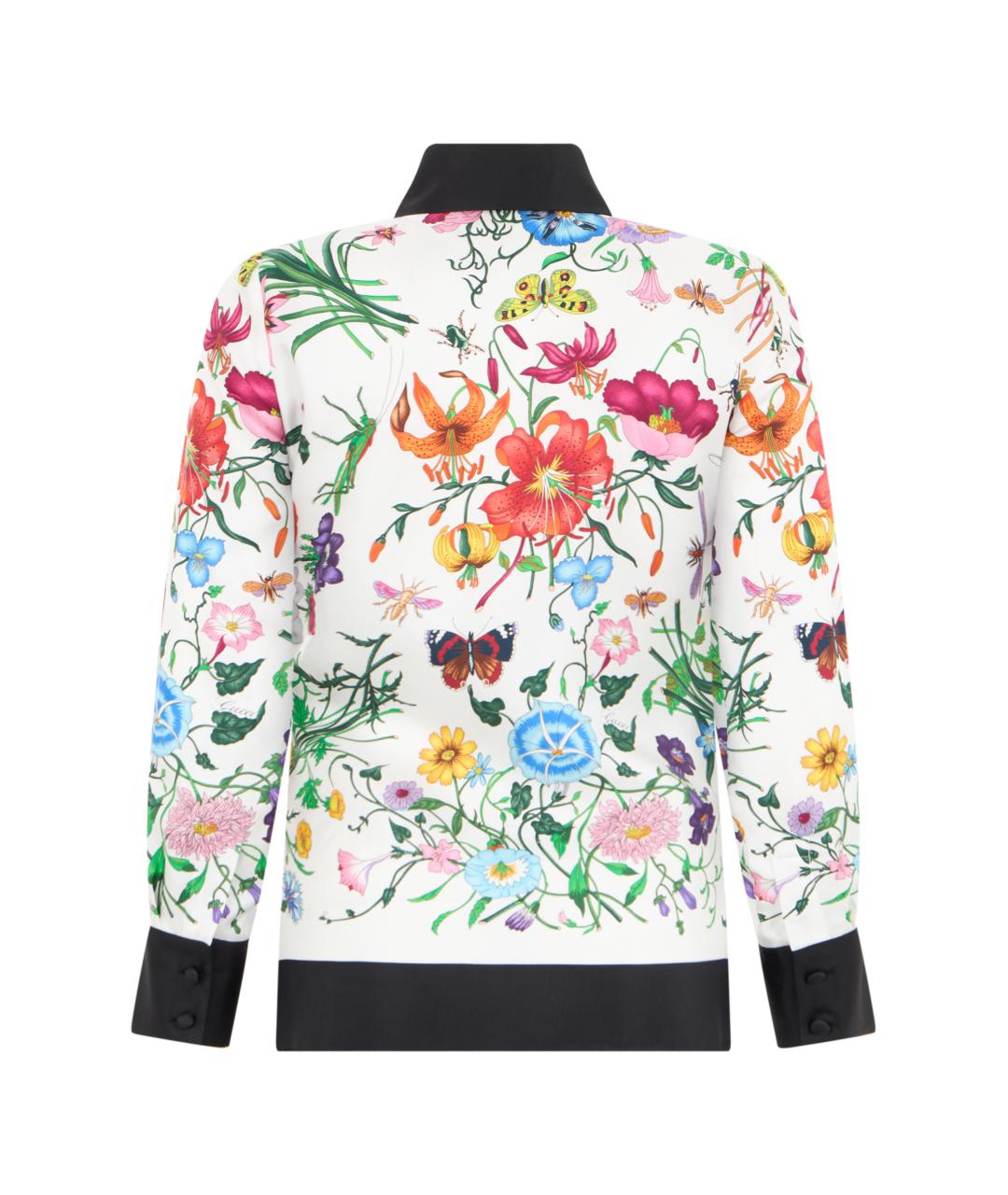 GUCCI Мульти шелковая рубашка, фото 2