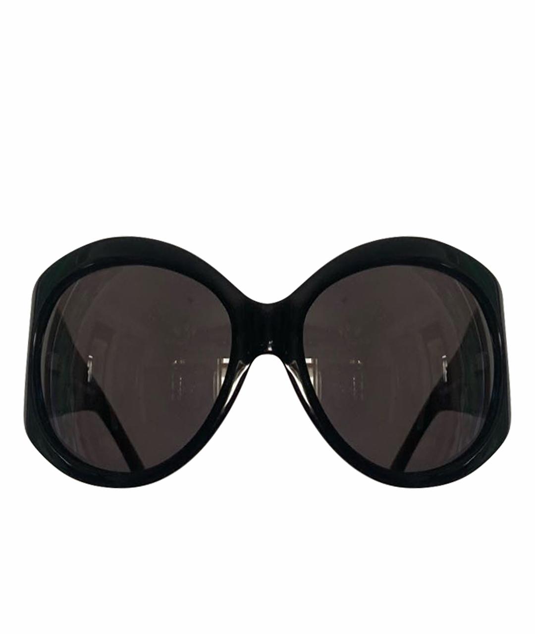 GIANFRANCO FERRE VINTAGE Черные пластиковые солнцезащитные очки, фото 1