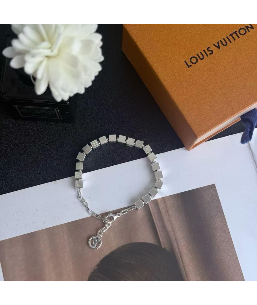 LOUIS VUITTON Серебряный браслет, фото 3