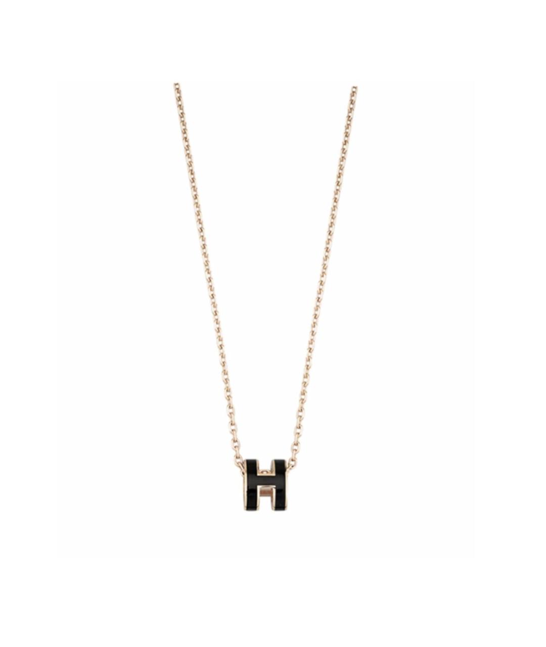 HERMES Черная подвеска, фото 1