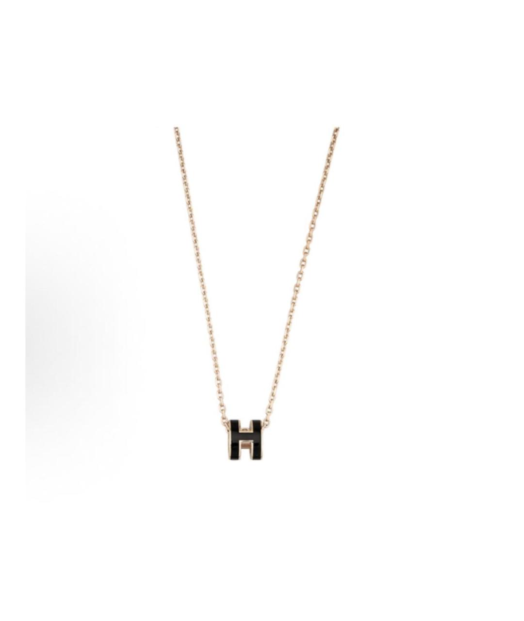 HERMES Черная подвеска, фото 2